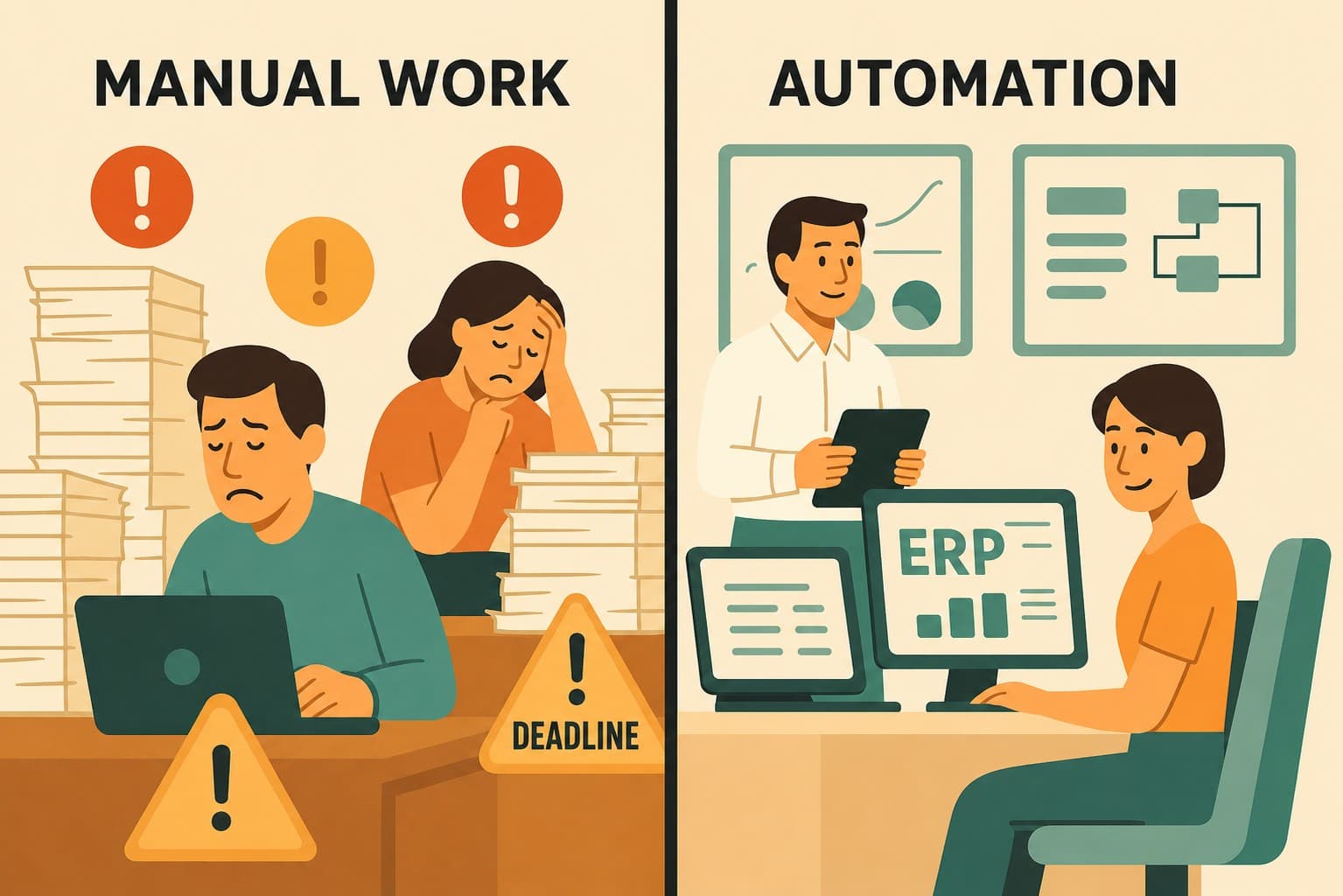 Automating manual business processes