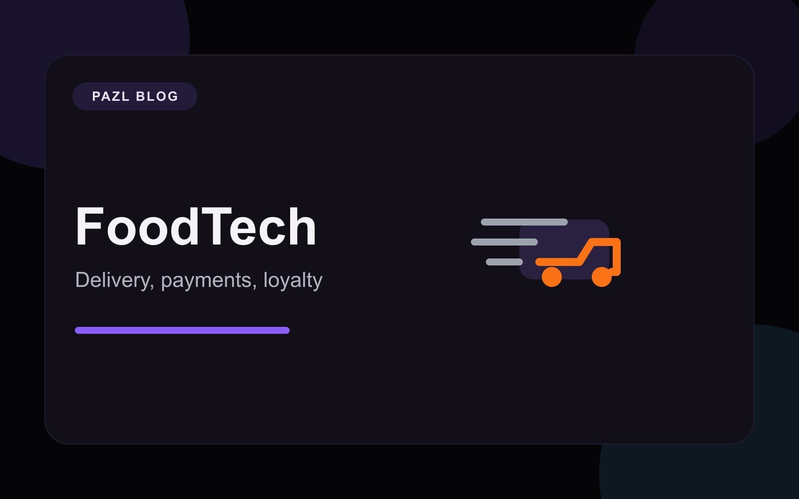 Food delivery and restaurant app
