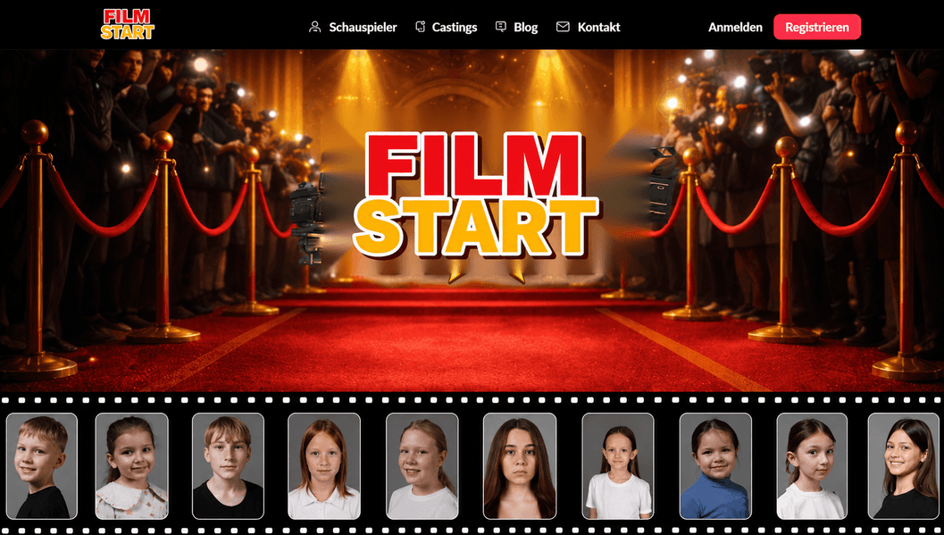 Casting-Plattform — Screenshot