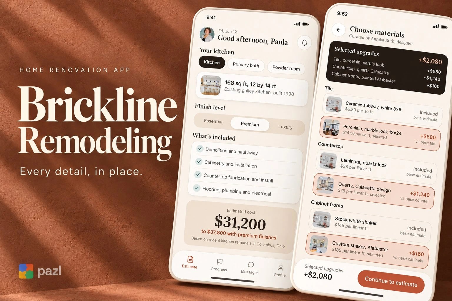 Brickline: Renovierungs-App