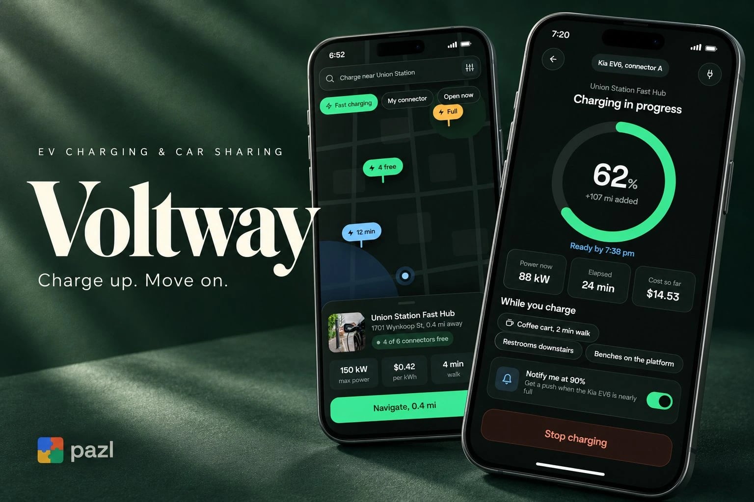 Voltway: E-Laden & Carsharing