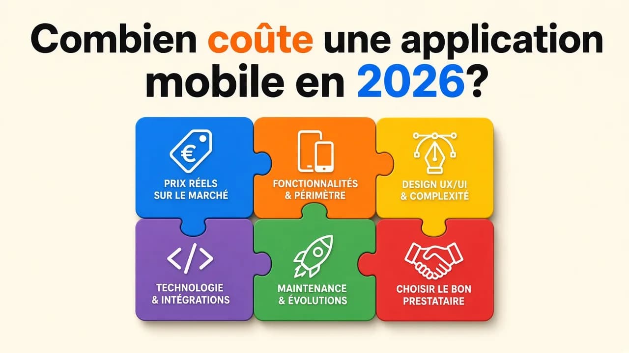 Combien coûte une application mobile en 2026 ? Prix réels sur le marché français