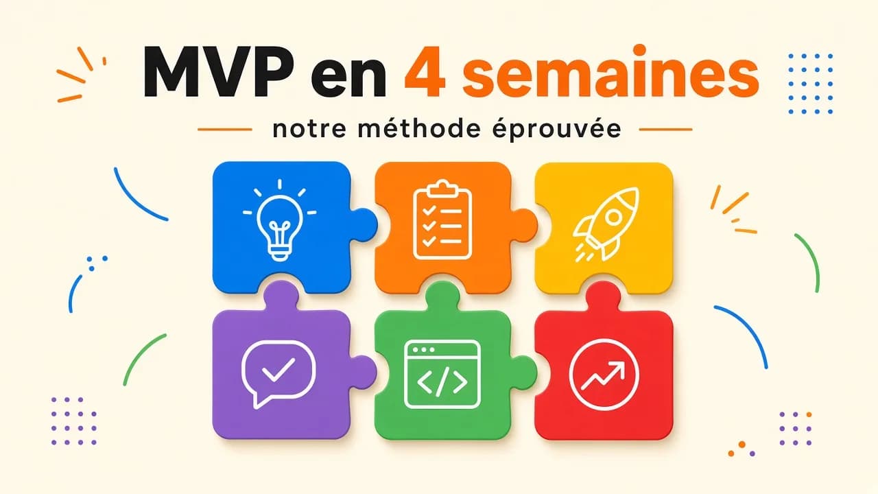 MVP en 4 semaines : la méthode que nous appliquons projet après projet