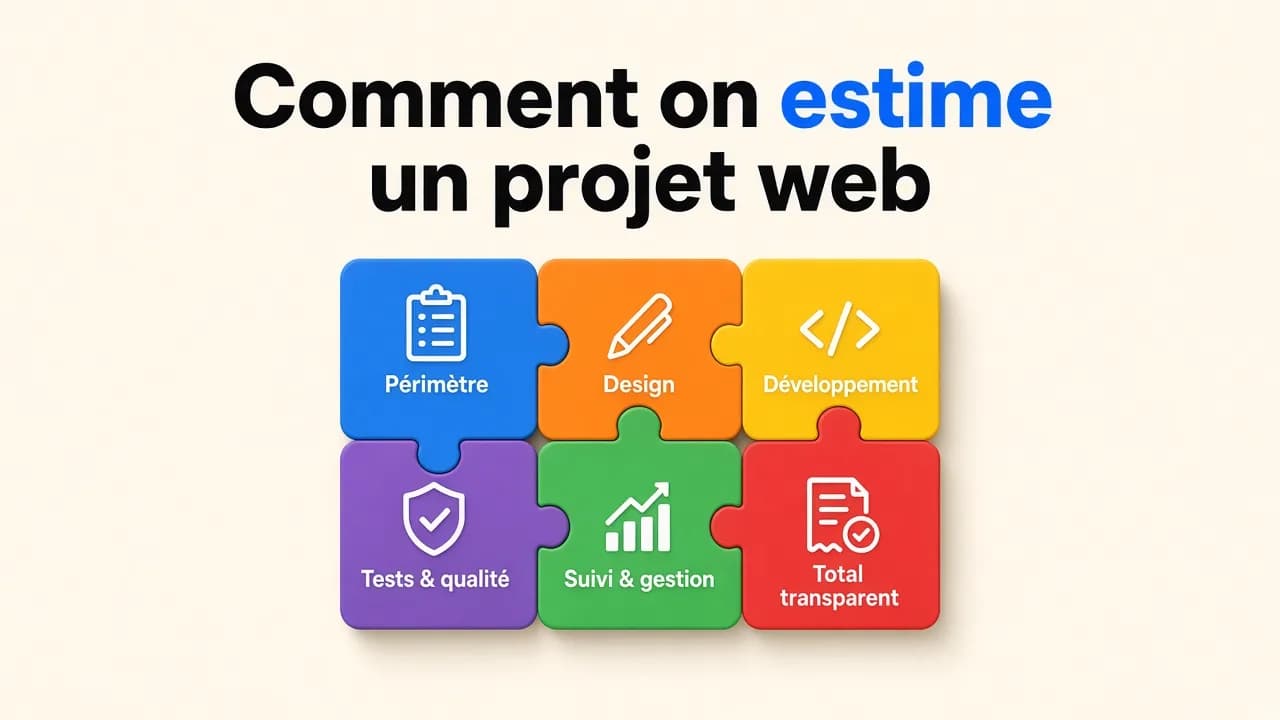 Comment on estime un projet web : tarification transparente