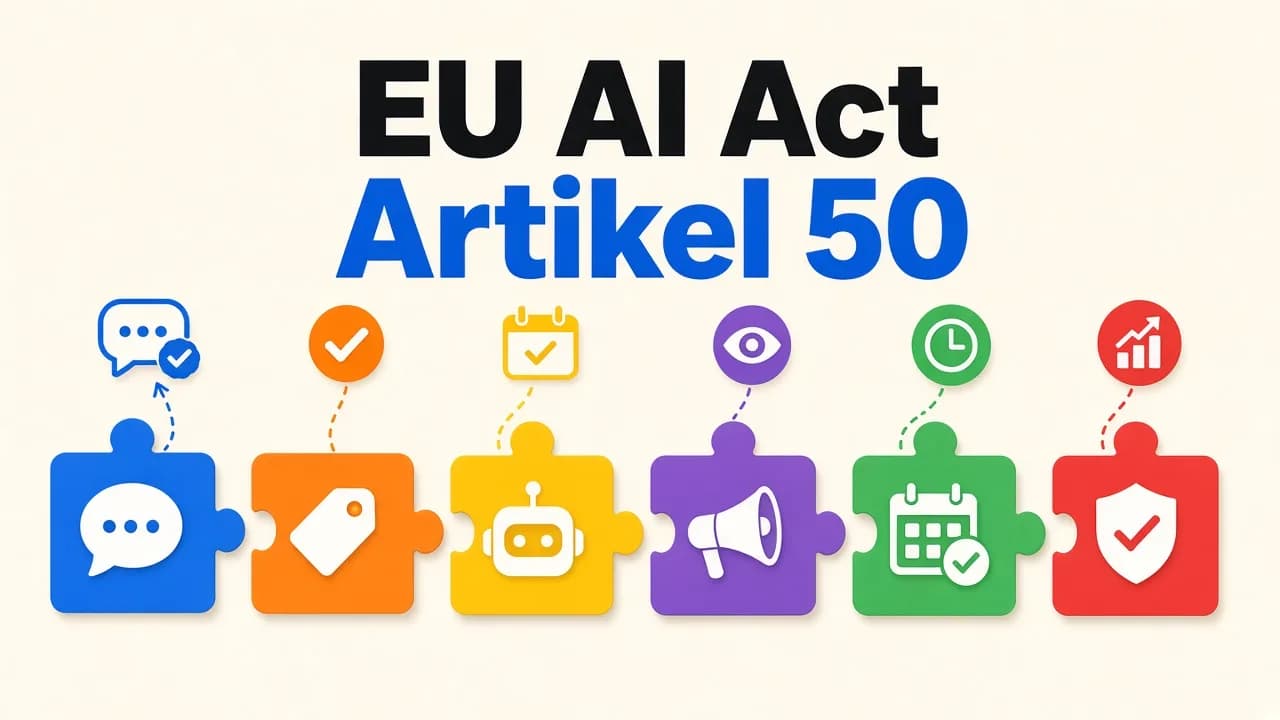 EU AI Act Artikel 50: Kennzeichnungspflicht für Chatbots ab August 2026