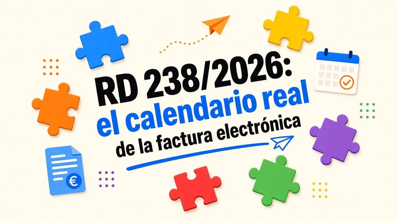 RD 238/2026: el calendario real de la factura electrónica B2B en España